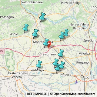 Mappa Via Caberlotto, 31044 Montebelluna TV, Italia (7.20231)