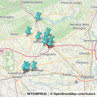 Mappa Via Caberlotto, 31044 Montebelluna TV, Italia (6.56083)