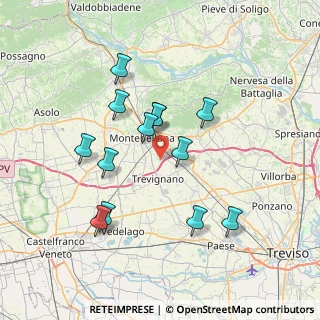 Mappa Via Caberlotto, 31044 Montebelluna TV, Italia (6.70923)
