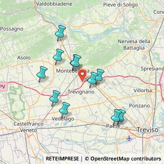 Mappa Via Caberlotto, 31044 Montebelluna TV, Italia (6.9)