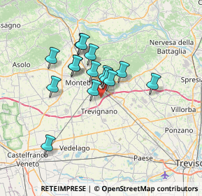 Mappa Via Caberlotto, 31044 Montebelluna TV, Italia (5.31267)