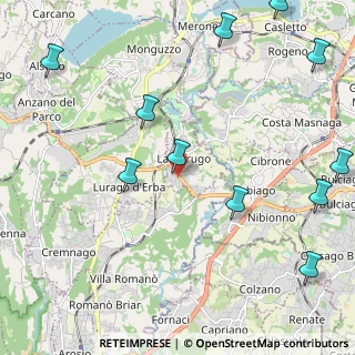 Mappa Via Milano, 22045 Lambrugo CO, Italia (2.86455)