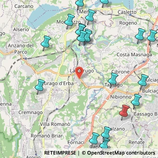 Mappa Via Milano, 22045 Lambrugo CO, Italia (2.959)