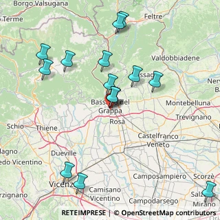 Mappa Via Sebastian Bach, 36061 Bassano del Grappa VI, Italia (16.85667)