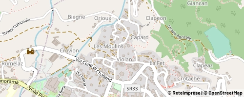 Mappa Saint-Vincent