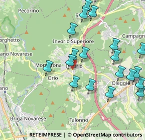 Mappa Via Italia, 28045 Invorio NO, Italia (2.3075)