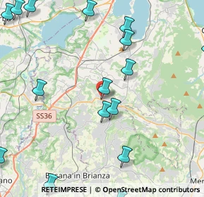 Mappa Via Cantù Cesare, 23890 Barzago LC, Italia (6.377)