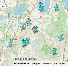 Mappa Via Cantù Cesare, 23890 Barzago LC, Italia (4.42083)