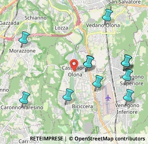 Mappa Centro sorico, 21043 Castiglione Olona VA, Italia (2.285)