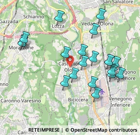 Mappa Piazza Garibaldi, 21043 Castiglione Olona VA, Italia (1.953)
