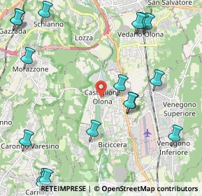 Mappa Piazza Garibaldi, 21043 Castiglione Olona VA, Italia (3.06105)