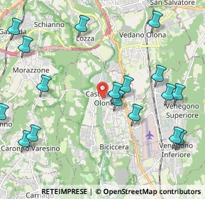 Mappa Via Giuseppe Garibaldi, 21043 Castiglione Olona VA, Italia (2.7765)
