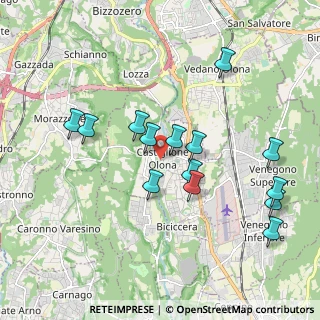 Mappa Centro sorico, 21043 Castiglione Olona VA, Italia (1.88429)