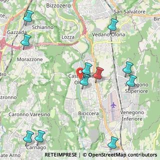 Mappa Piazza Garibaldi, 21043 Castiglione Olona VA, Italia (2.90364)