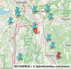 Mappa Via Giuseppe Garibaldi, 21043 Castiglione Olona VA, Italia (4.92636)