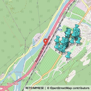Mappa A22 Brennero - Modena, 38061 Ala TN, Italia (0.525)