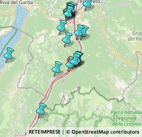 Mappa A22 Brennero - Modena, 38061 Ala TN, Italia (7.413)