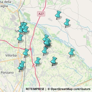 Mappa Via Fornaci, 31052 Maserada Sul Piave TV, Italia (3.9685)