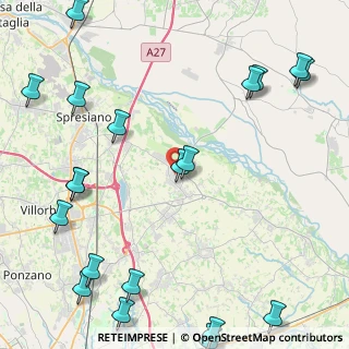 Mappa Via Fornaci, 31052 Maserada Sul Piave TV, Italia (6.258)