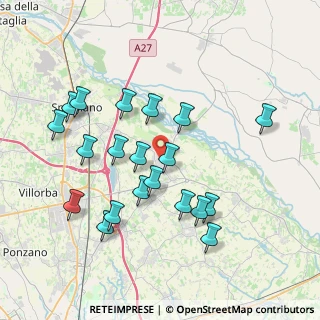 Mappa Via Fornaci, 31052 Maserada Sul Piave TV, Italia (3.7795)