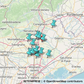 Mappa Via Fornaci, 31052 Maserada Sul Piave TV, Italia (10.54462)
