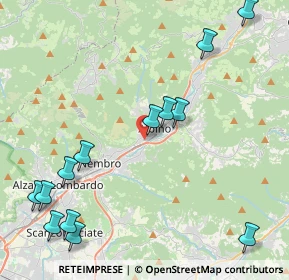 Mappa Via Madonna del Pianto, 24021 Albino BG, Italia (5.27846)