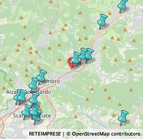 Mappa Via Madonna del Pianto, 24021 Albino BG, Italia (5.32857)