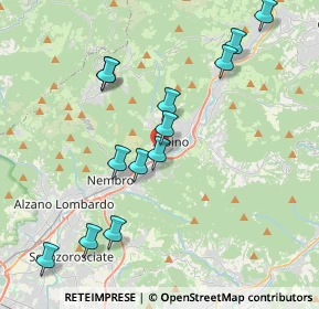 Mappa Via Madonna del Pianto, 24021 Albino BG, Italia (4.07154)