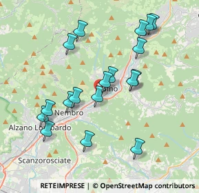 Mappa Via Madonna del Pianto, 24021 Albino BG, Italia (3.75056)