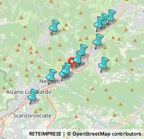 Mappa Via M. del Pianto, 24021 Albino BG, Italia (3.36167)