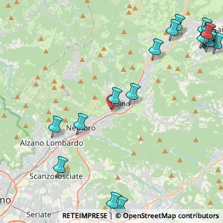 Mappa Via Madonna del Pianto, 24021 Albino BG, Italia (6.9045)