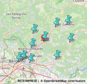Mappa Via M. del Pianto, 24021 Albino BG, Italia (7.63)
