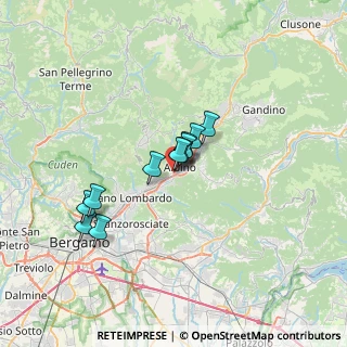 Mappa Via M. del Pianto, 24021 Albino BG, Italia (4.81455)