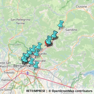 Mappa Via M. del Pianto, 24021 Albino BG, Italia (6.203)