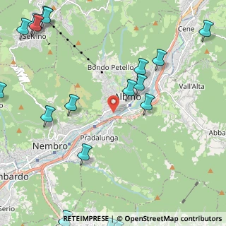 Mappa Via Madonna del Pianto, 24021 Albino BG, Italia (3.3445)