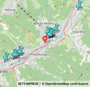 Mappa Via Madonna del Pianto, 24021 Albino BG, Italia (1.91417)