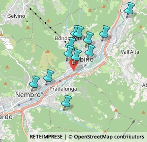 Mappa Via Madonna del Pianto, 24021 Albino BG, Italia (1.63417)