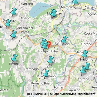 Mappa Via Giuseppe Mazzini, 22040 Lurago D'erba CO, Italia (2.80133)