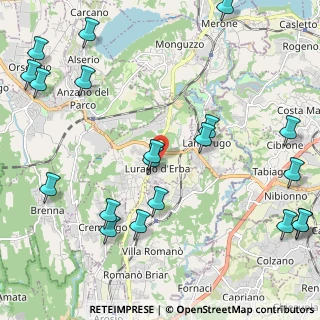 Mappa Via Giuseppe Mazzini, 22040 Lurago D'erba CO, Italia (2.8445)