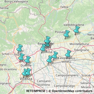 Mappa Via C. Goldoni, 36061 Bassano del Grappa VI, Italia (15.86846)