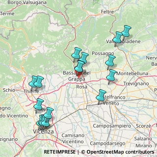 Mappa Via C. Goldoni, 36061 Bassano del Grappa VI, Italia (17.78529)