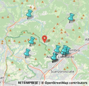 Mappa Via Lacca, 24022 Alzano Lombardo BG, Italia (3.94)