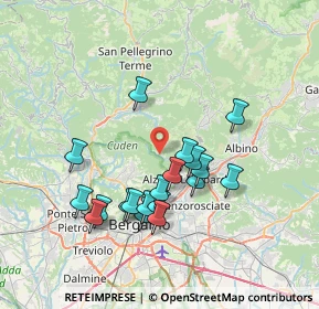 Mappa Via Lacca, 24022 Alzano Lombardo BG, Italia (6.76053)