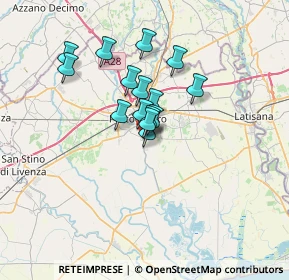 Mappa Via Rufino Turranio, 30023 Concordia Sagittaria VE, Italia (4.648)