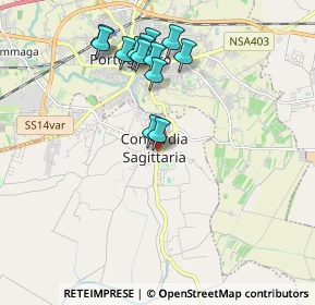 Mappa Via Rufino Turranio, 30023 Concordia Sagittaria VE, Italia (1.84692)