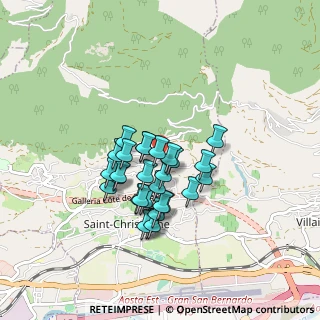 Mappa Località Sorreley, 11020 Saint-christophe AO, Italia (0.65357)