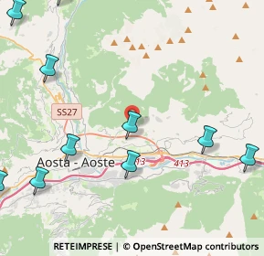 Mappa Località Sorreley, 11020 Saint-christophe AO, Italia (6.3025)