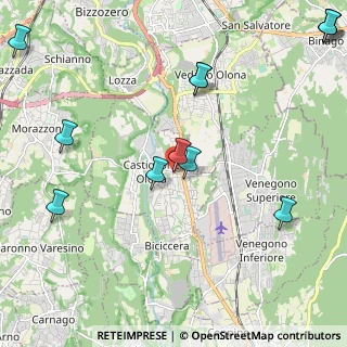 Mappa Via Papa Celestino IV', 21043 Castiglione Olona VA, Italia (2.78333)