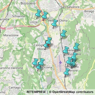 Mappa Via Papa Celestino IV', 21043 Castiglione Olona VA, Italia (2.08188)