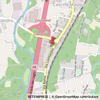 Mappa Via Lombardia, 27, 21040 Castronno, Varese (Lombardia)